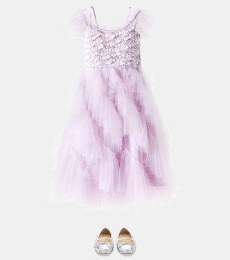 Abito in tulle con volant e paillettes | Tutu Du Monde