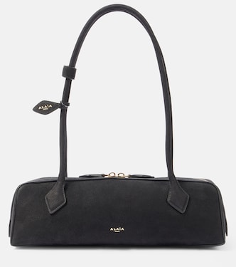 Le Teckel Medium suede shoulder bag | Alaïa