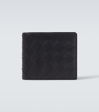 Cartera plegable de piel Intrecciato | Bottega Veneta
