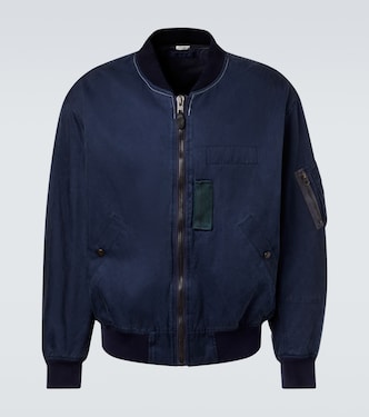 Chaqueta bomber Vintage de seda y algodón | A.Presse