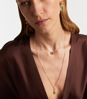 Collar con colgante de oro de 18 ct con diamantes | Shay Jewelry