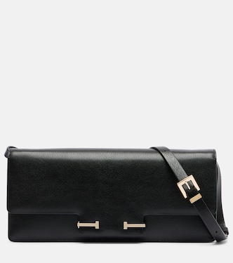 Double T leather shoulder bag | Tom Ford