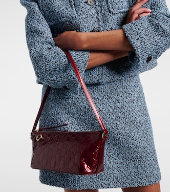 GG Emblem Small leather shoulder bag | Gucci