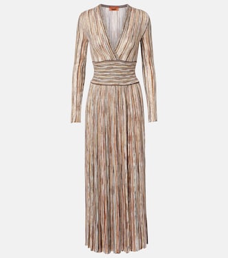 Sequined striped midi dress | Missoni