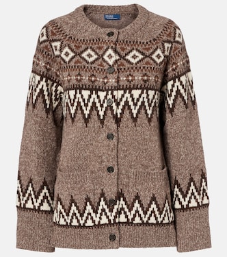 Fair Isle 자카드 울 블렌드 카디건 | Polo Ralph Lauren