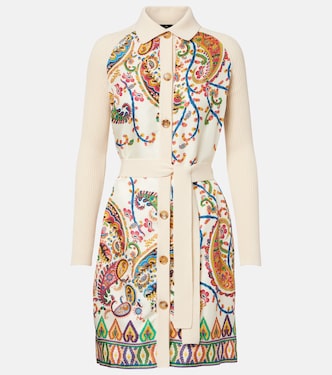 涡纹束带棉质开衫 | Etro