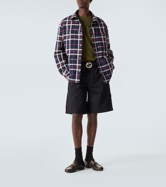 Camiseta de jersey de algodón con logo | Gucci