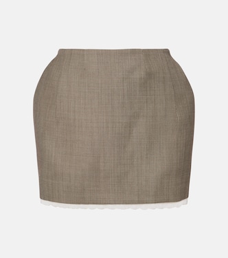 Wool miniskirt | Magda Butrym