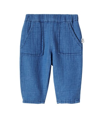 Baby Hose Mario aus Baumwoll-Gaze | Cozmo