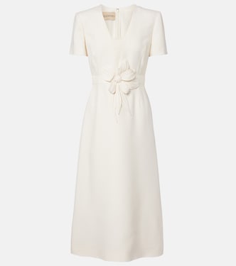 Cady Couture floral-appliqué midi dress | Valentino