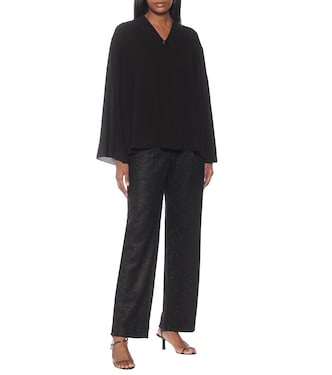 Hose Nicola aus Tweed | Deveaux New York