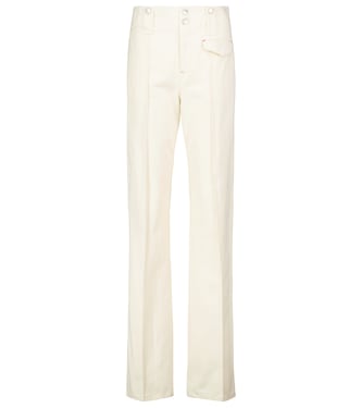 Dilirok high-rise straight cotton pants | Isabel Marant