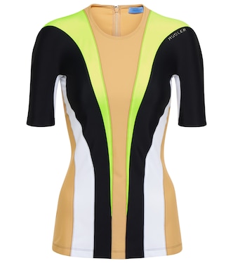 Logo striped top | Mugler
