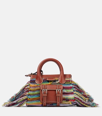 Borsa Edith Small in misto cashmere con pelle | Chloé