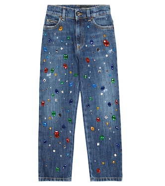 Embellished jeans | Dolce&Gabbana Kids