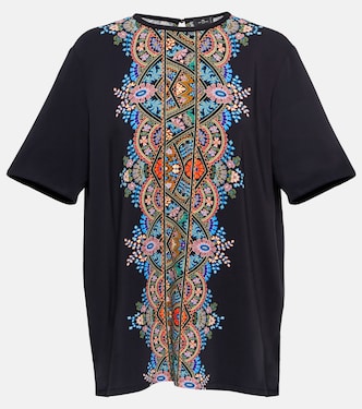 Printed crêpe top | Etro