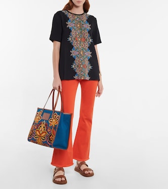 Bedrucktes Top aus Crêpe | Etro