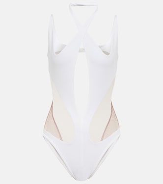 Illusion cutout bodysuit | Mugler