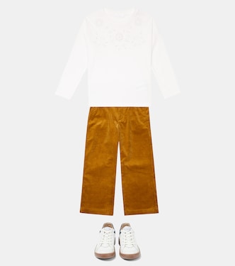 Cotton corduroy pants | Chloé Kids