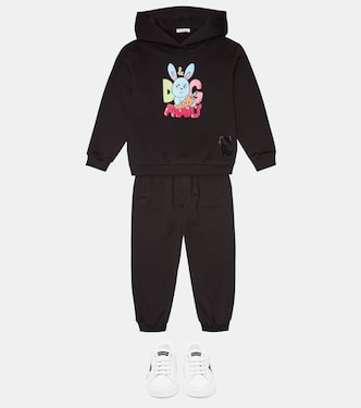 Cartoon cotton hoodie | Dolce&Gabbana Kids