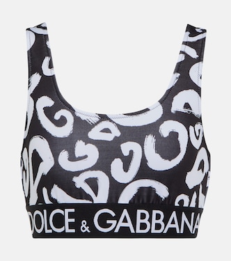 Logo-printed bralette | Dolce&Gabbana
