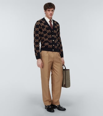 GG jacquard wool cardigan | Gucci