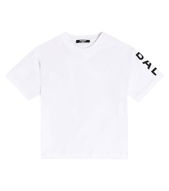 T-Shirt aus Baumwoll-Jersey | Balmain Kids
