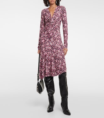 Abito midi Lania in jersey con stampa | Marant Etoile