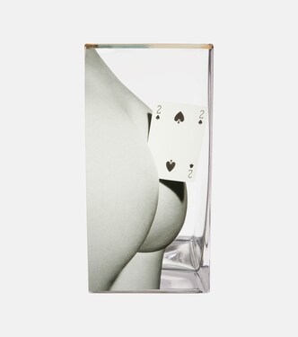 x Toiletpaper Two of Spades Large glass vase | Seletti