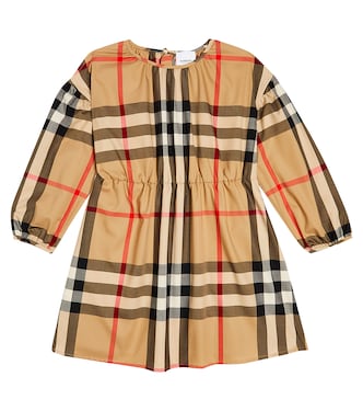 Robe Burberry Check en coton mélangé | Burberry Kids
