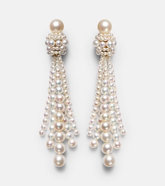 Boucles d'oreilles Colonna Grande en or 18 ct et perles d'eau douce | Sophie Bille Brahe