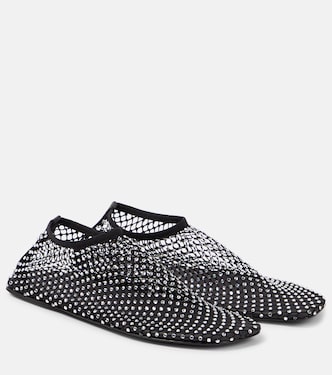 Minette embellished mesh ballet flats | Christopher Esber