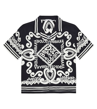 Chemise imprimée à logo | Dolce&Gabbana Kids