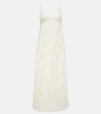 Abito midi in crochet di cotone | SIR