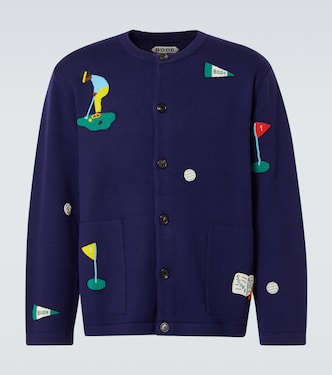 Golf wool cardigan | Bode