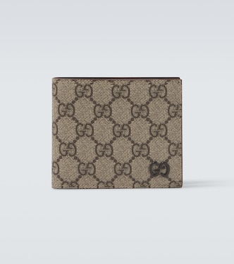 GG faux leather bifold wallet | Gucci