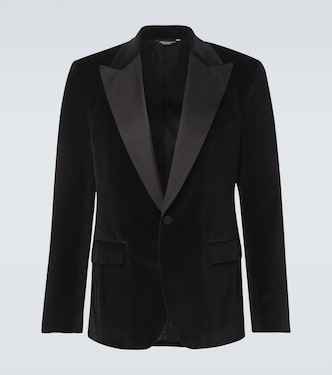 Smokingjacke aus Samt | Dolce&Gabbana