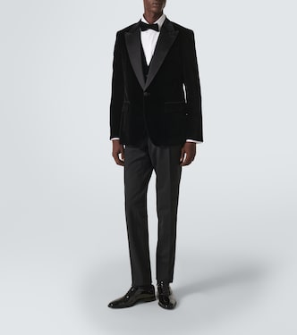 Smokingjacke aus Samt | Dolce&Gabbana