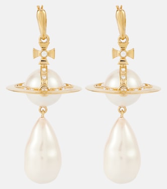 Giant Pearl Orb drop earrings | Vivienne Westwood