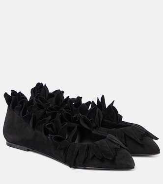 Ballerine Petal in suede | Alaïa