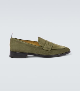 Suede penny loafers | Thom Browne