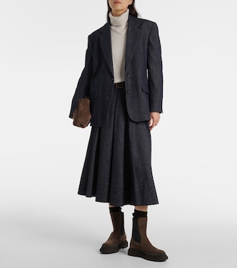 Blazer de denim | Brunello Cucinelli