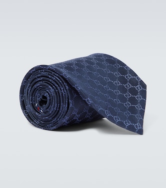 GG silk twill tie | Gucci