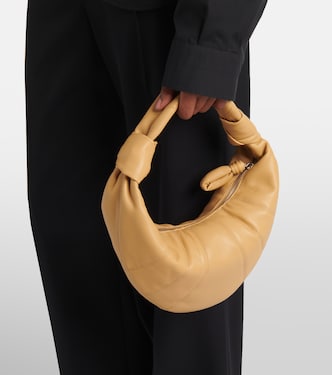 Fortune Croissant Mini leather shoulder bag | Lemaire