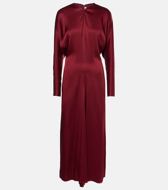 Abito midi in raso | Victoria Beckham