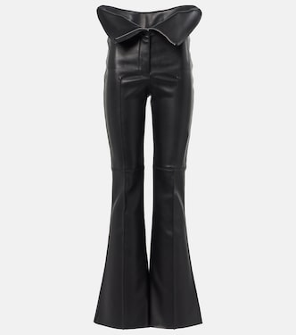 High-Rise-Hose aus Leder | McQueen