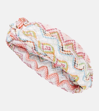 Pañuelo para el pelo de lamé en zigzag  | Missoni