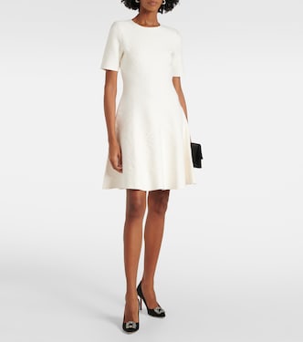 Bridal - Abito corto in jacquard | Oscar de la Renta