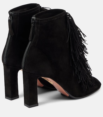 Ankle Boots Gytane 85 aus Veloursleder | Aquazzura