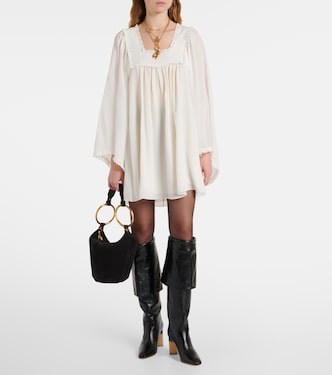 Silk crêpe minidress | Chloé